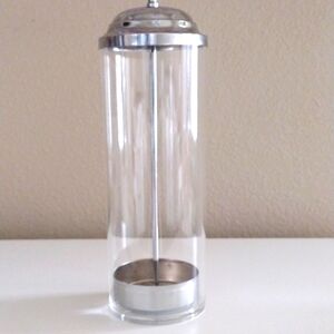Vintage Acrylic Straw Holder